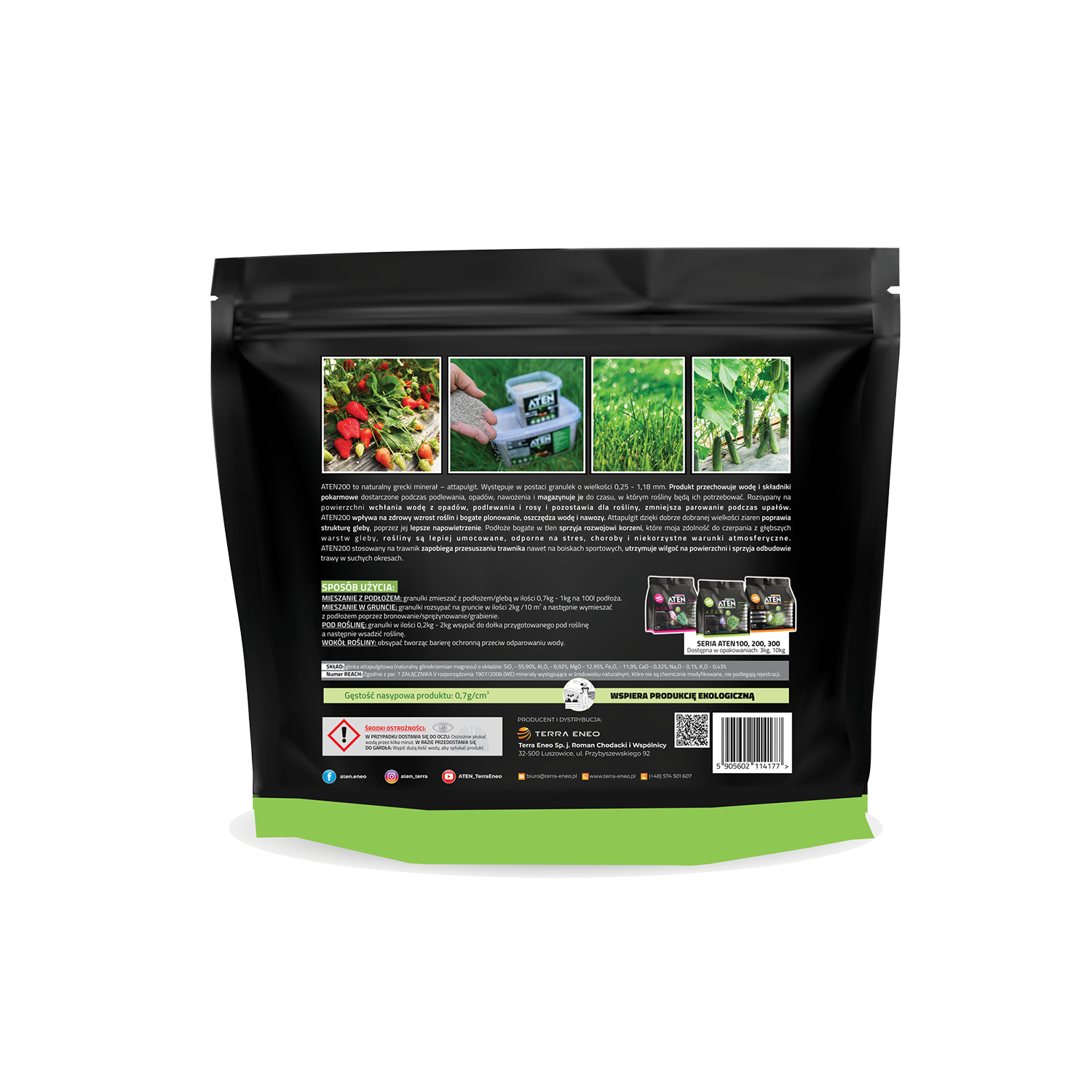 Opakowanie ATEN200 tył