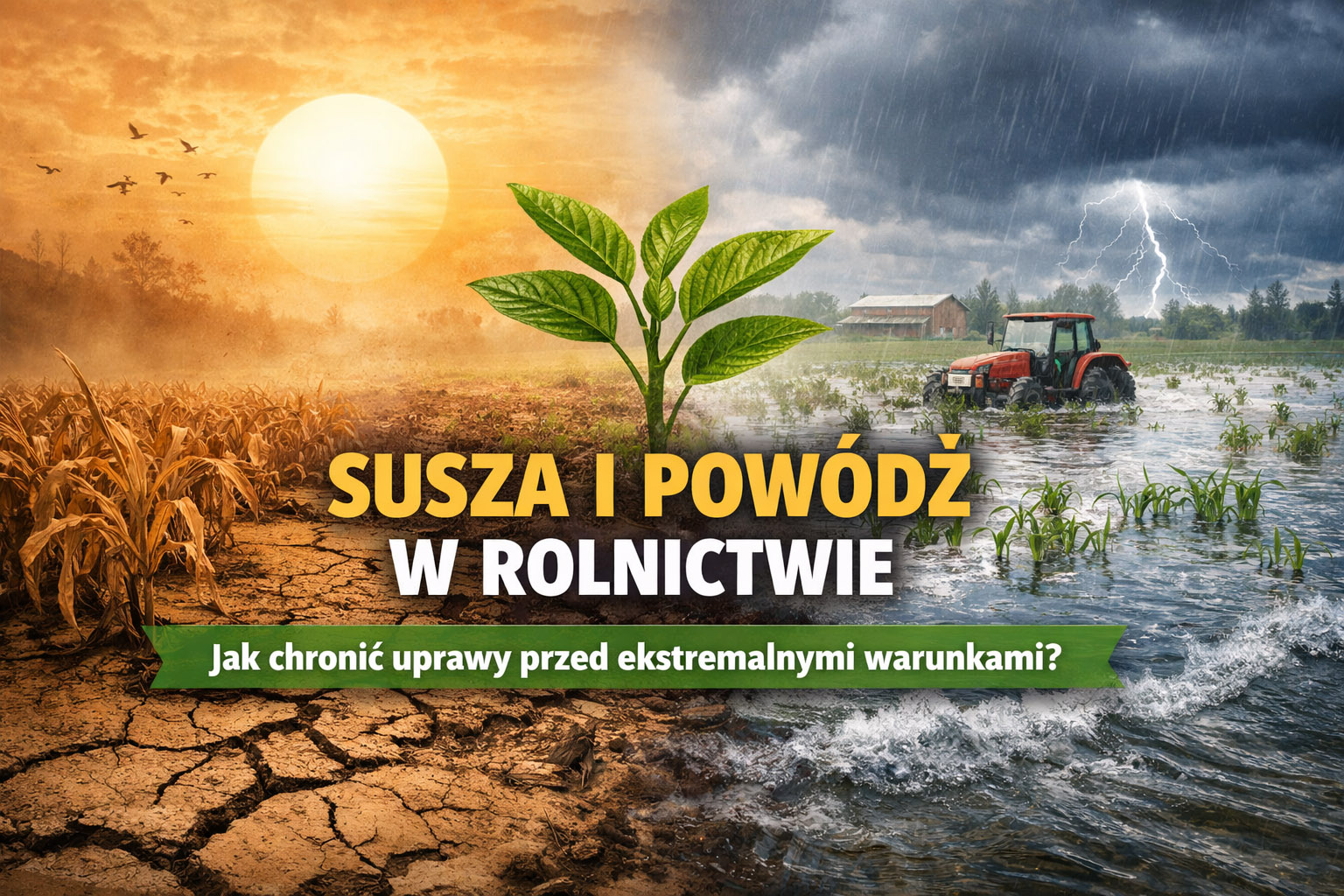Rolnictwo, susza i powódź – jak chronić uprawy przed ekstremalnymi warunkami?