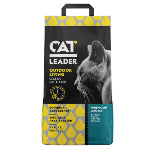 żwirek koci CAT-LEADER-Classic-OUTDOOR-LIVING-OA-PINEWOOD-5Kg
