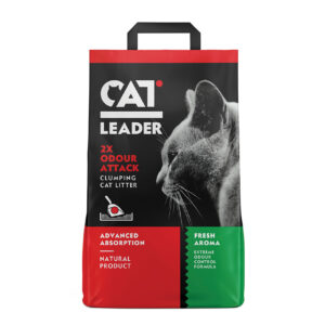 CAT-LEADER-koci żwirek Clumping-Odour-Attack-Fresh-aroma-5Kg