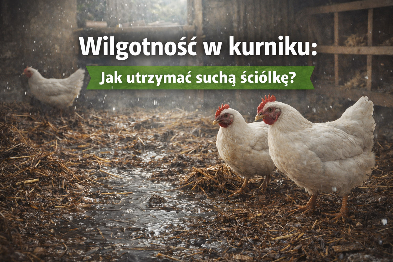Jak utrzymać higienę w kurnikach i oborach przy wysokiej wilgotności?