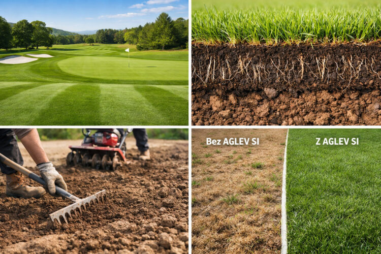 Jak AGLEV® SI wspiera zakładanie trawnika na polu golfowym i poprawia retencję wody w glebie