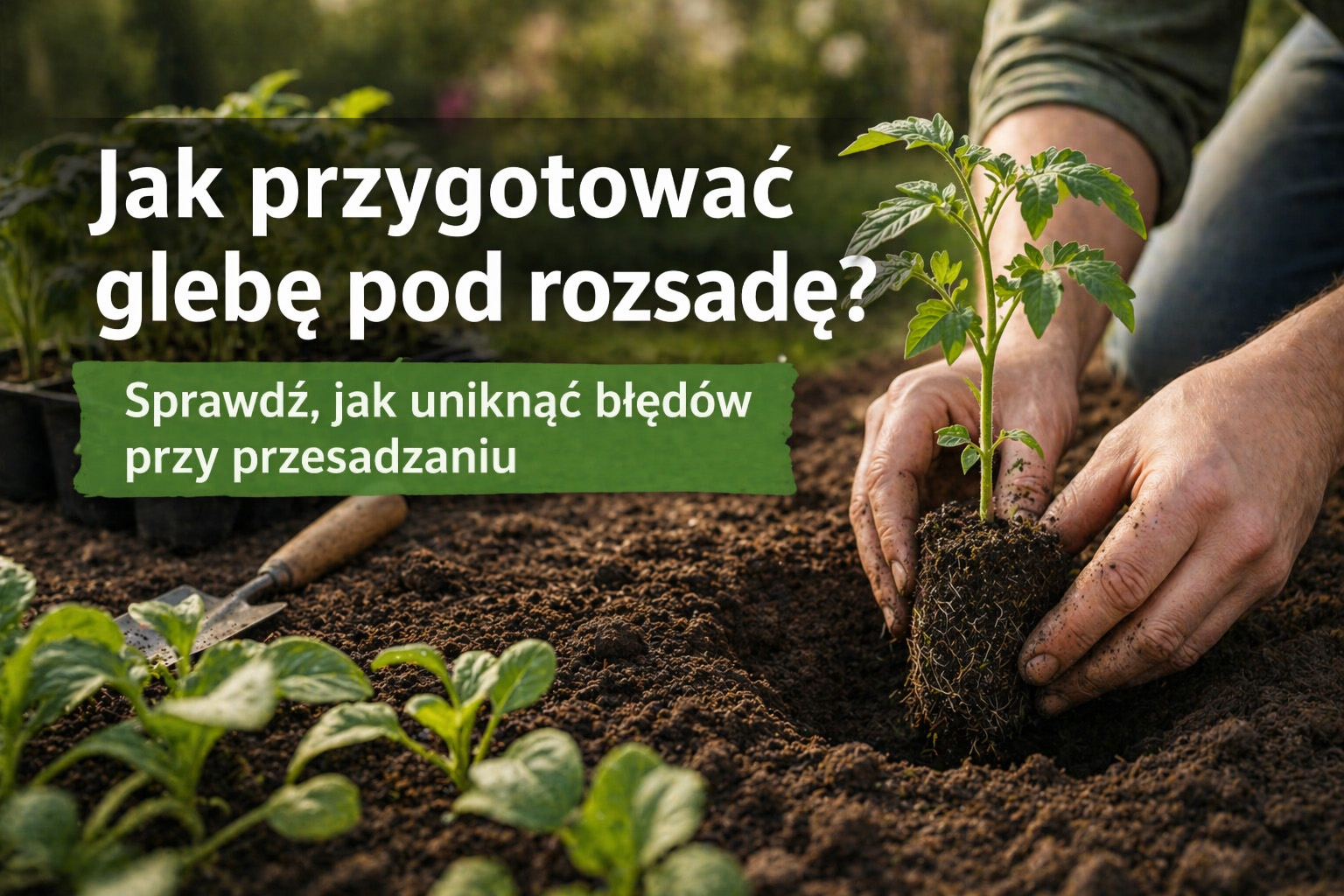 Jak przygotować glebę pod rozsadę warzyw? Sprawdź, jak uniknąć błędów przy przesadzaniu