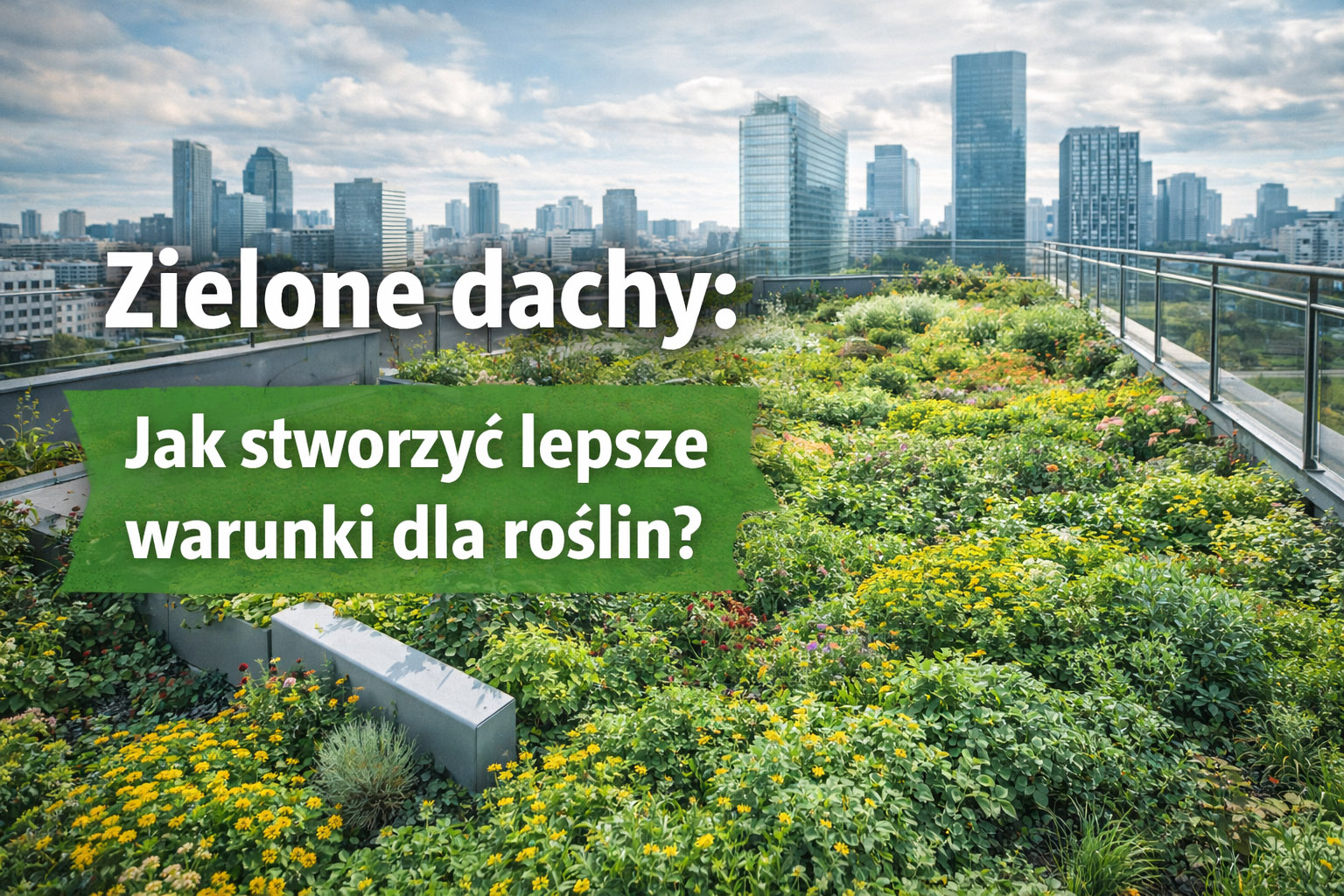 Zielone dachy i AGLEV SI – jak poprawić warunki dla roślin na dachach i tarasach?