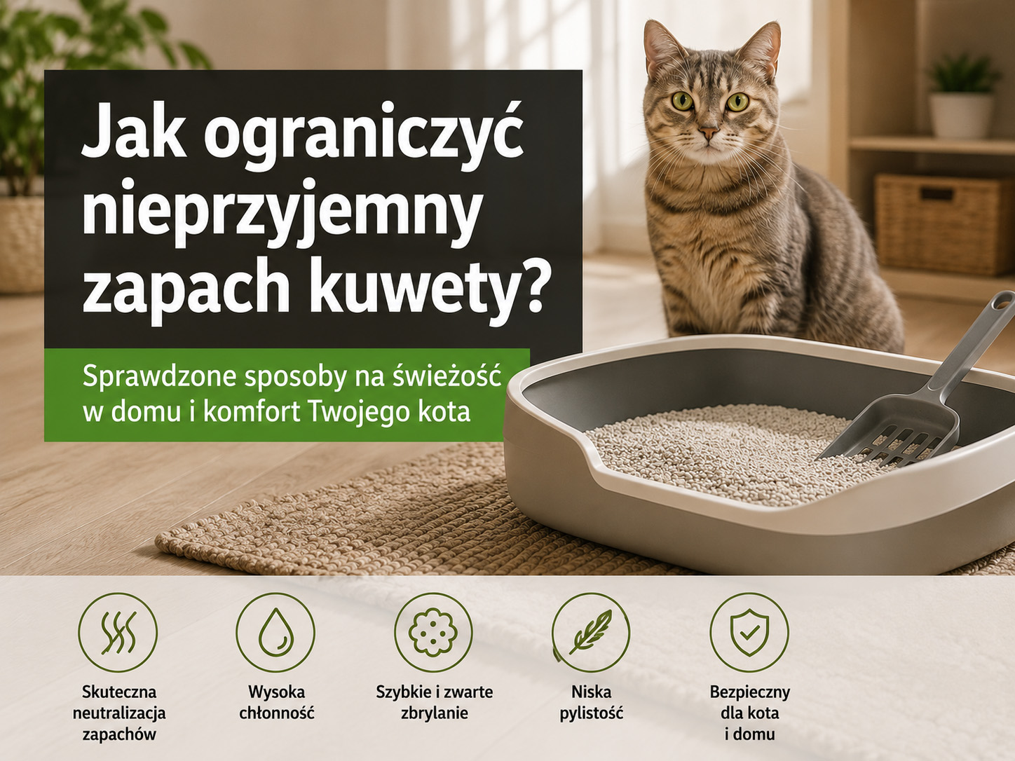 Jak ograniczyć nieprzyjemny zapach kuwety?