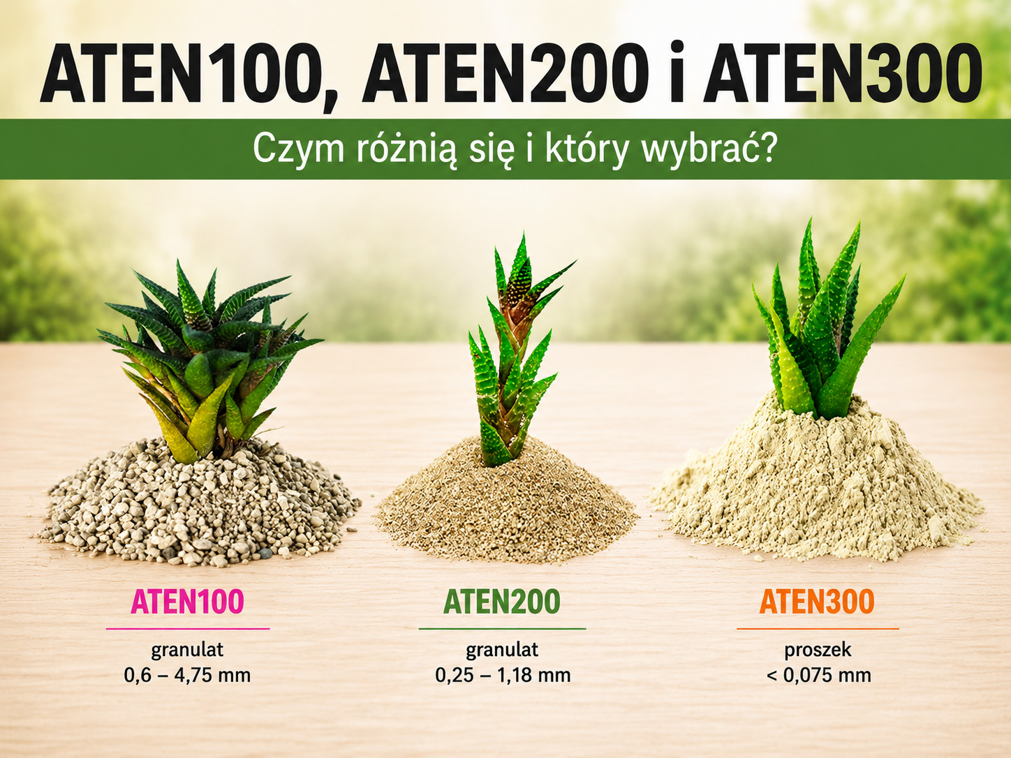 Czym różnią się ATEN100, ATEN200 i ATEN300?
