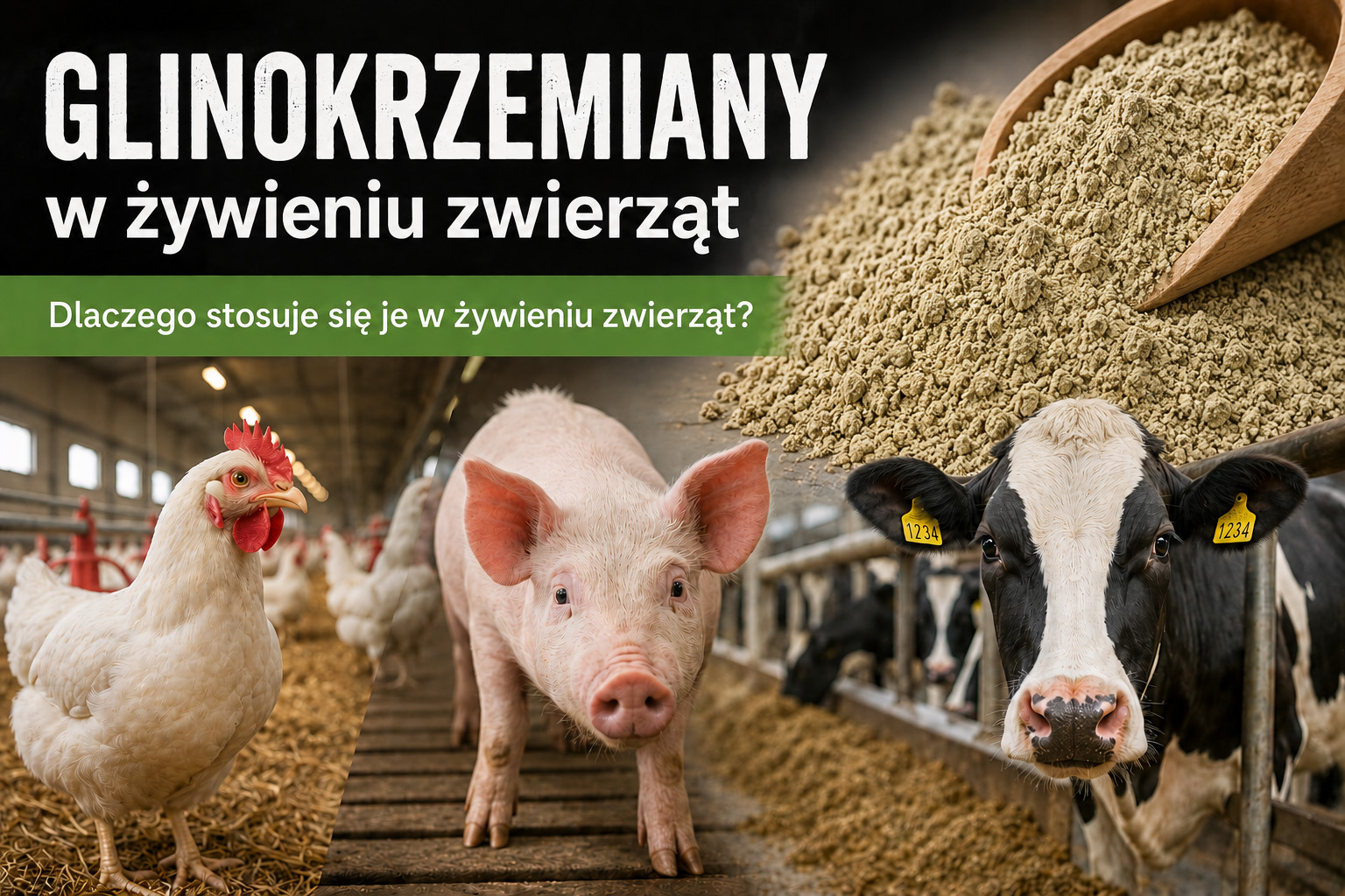 Czym są glinokrzemiany i dlaczego stosuje się je w żywieniu zwierząt?