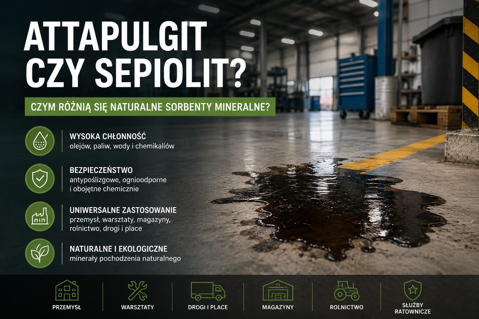 Attapulgit czy sepiolit? Czym różnią się naturalne sorbenty mineralne?