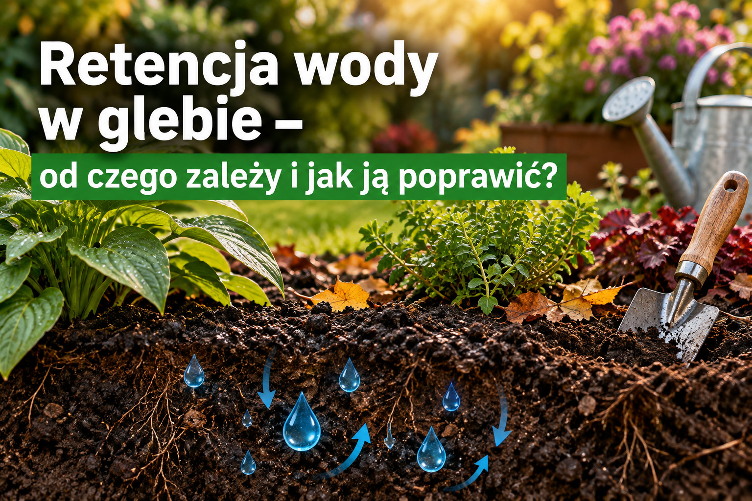 Retencja wody w glebie – od czego zależy i jak ją poprawić?