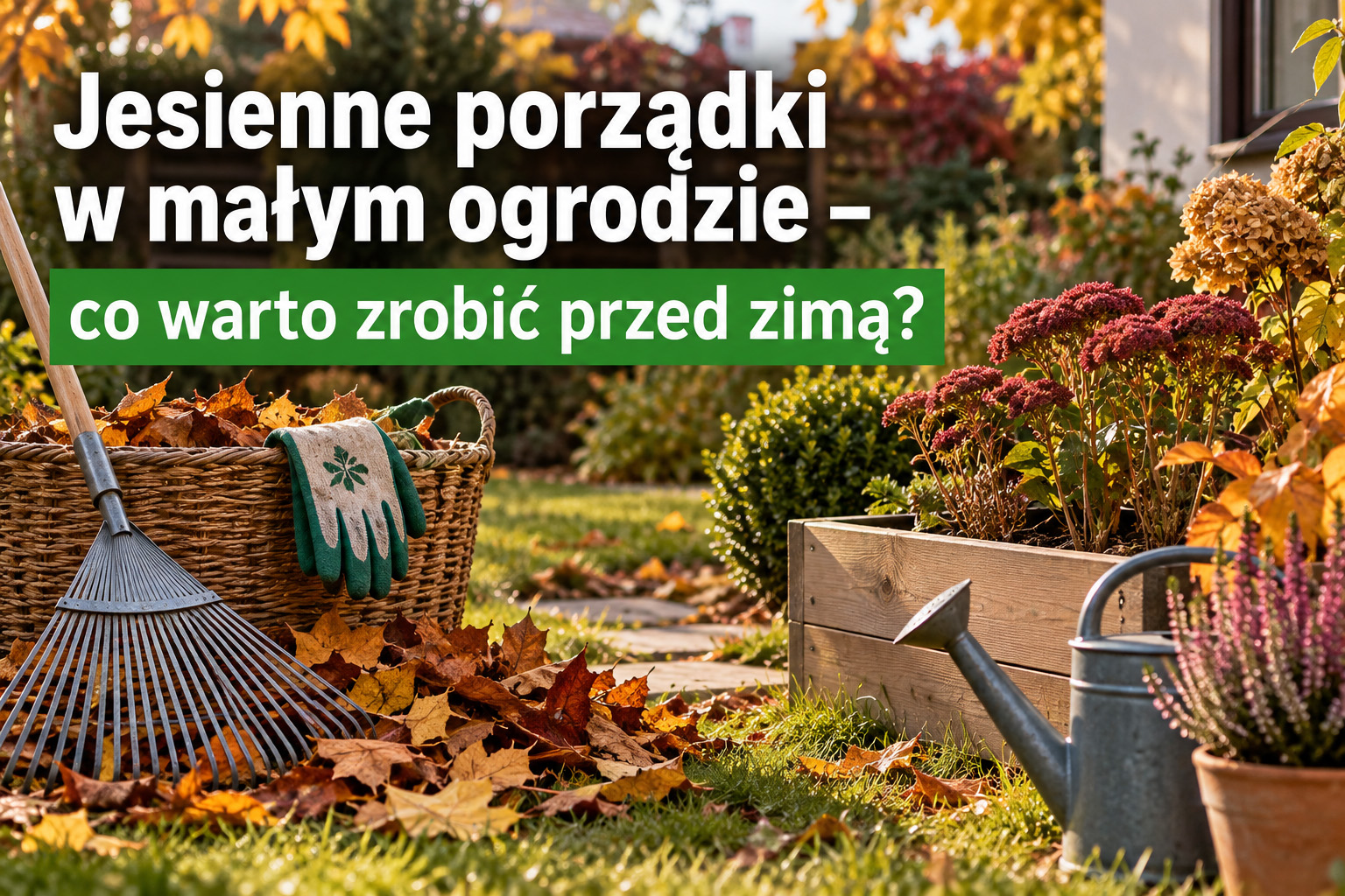 Jesienne porządki w małym ogrodzie – co warto zrobić przed zimą?